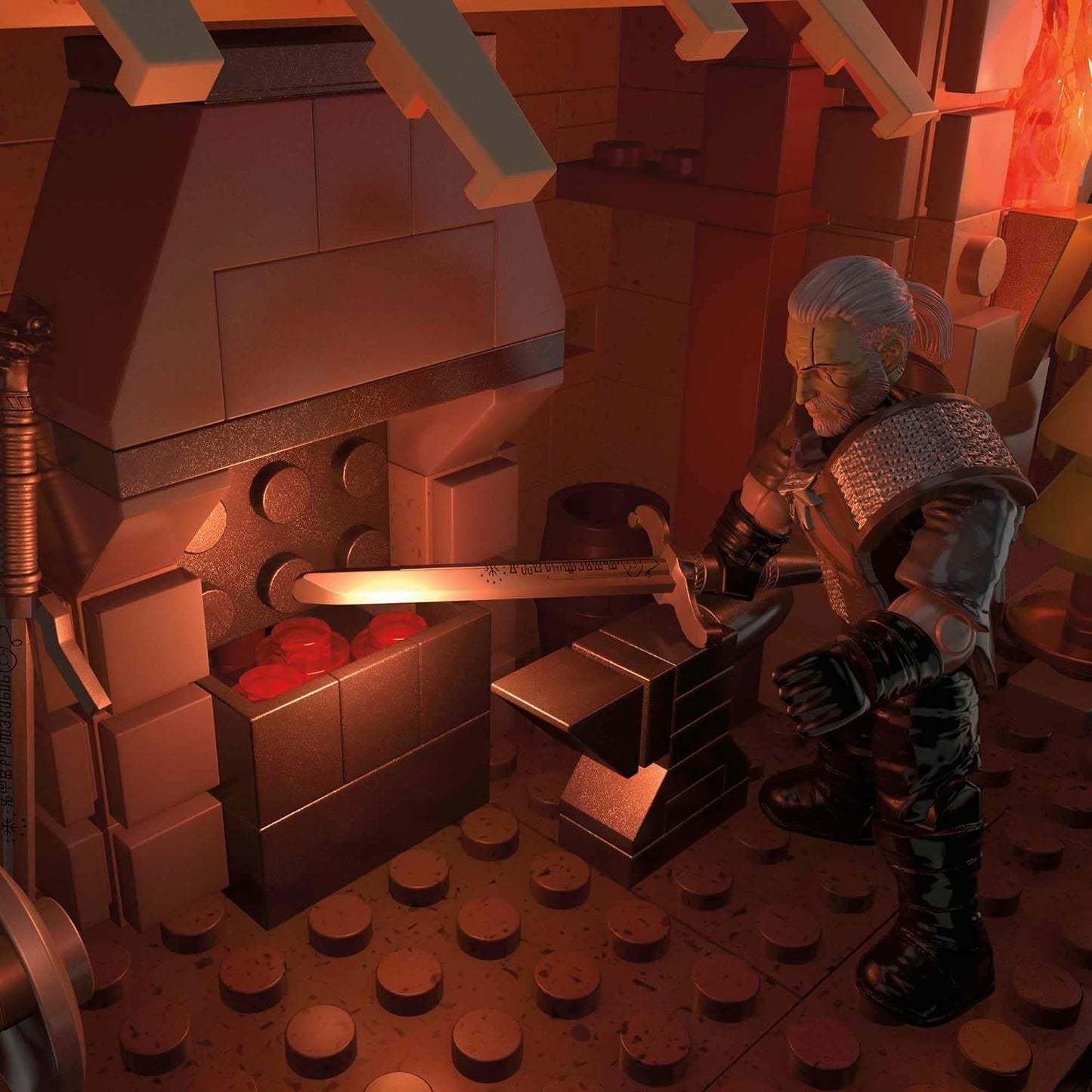 MEGA The Witcher Geralt's Griffin Hunt